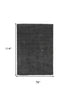 7' X 10' Gray Shag Area Rug