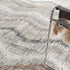 8' X 10' Ivory Gray and Brown Chevron Non Skid Area Rug