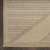 8' X 10' Natural And Beige Geometric Flatweave Non Skid Area Rug With Fringe