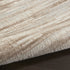 6' Ivory and Gray Abstract Non Skid Runner Rug