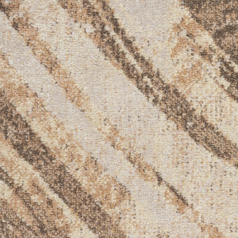 8' X 10' Beige Abstract Area Rug