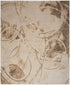 8' X 10' Beige Abstract Area Rug