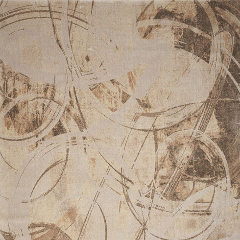 8' X 10' Beige Abstract Area Rug