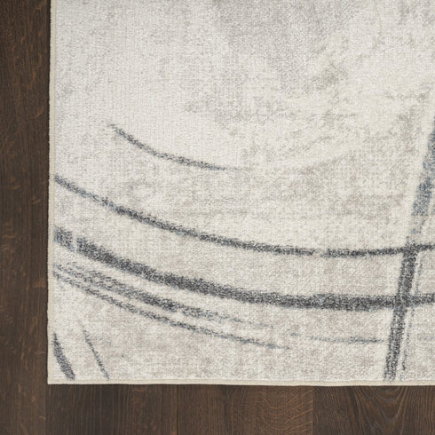 8' X 10' Blue Abstract Area Rug