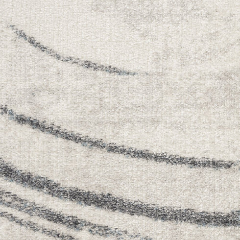 8' X 10' Blue Abstract Area Rug