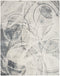 8' X 10' Blue Abstract Area Rug