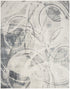 8' X 10' Blue Abstract Area Rug