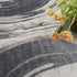 7' X 9' Gray Abstract Area Rug