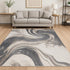 8' X 10' Gray Abstract Area Rug