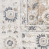 8' X 10' Tan Floral Distressed Area Rug