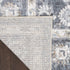 8' X 10' Blue Floral Distressed Area Rug