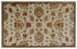 5' X 8' Cream Oriental Hand Tufted Non Skid Area Rug