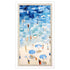 Aerial Beach Views White Framed Wall Art