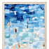 Aerial Beach Views White Framed Wall Art