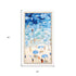 Aerial Beach Views White Framed Wall Art