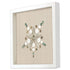 Caparazon Seashells and Coastal Icons White Framed Wall Art
