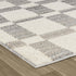 8' X 11' Gray and Beige Moroccan Distressed Area Rug