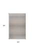8' X 11' Gray and Beige Moroccan Distressed Area Rug
