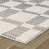 8' X 11' Gray and Beige Moroccan Distressed Area Rug