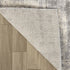 8' Gray And Beige Abstract Distressed Runner Rug