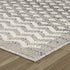 8' X 11' Gray and Beige Moroccan Distressed Area Rug