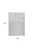 8' X 11' Gray and Ivory Abstract Distressed Area Rug
