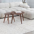 8' X 11' Gray and Beige Abstract Distressed Area Rug