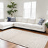 8' X 11' Gray and Beige Abstract Distressed Area Rug