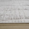 8' X 11' Gray and Ivory Geometric Distressed Area Rug