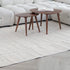 5' X 8' Gray and Beige Geometric Distressed Area Rug