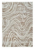 8' X 11' Beige and Brown Abstract Distressed Area Rug