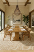 8' X 11' Beige and Brown Abstract Distressed Area Rug