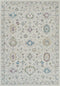 8' X 11' Cream and Beige Abstract Distressed Area Rug