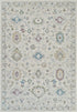 8' X 11' Cream and Beige Abstract Distressed Area Rug