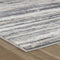 8' X 11' Blue and Gray Abstract Distressed Area Rug