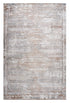 8' X 11' Gray and Brown Abstract Distressed Area Rug