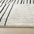 8' X 11' Cream and Black Abstract Distressed Area Rug