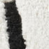 8' X 11' Cream and Black Abstract Distressed Area Rug