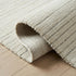 5' X 8' Cream and Beige Abstract Non Skid Area Rug