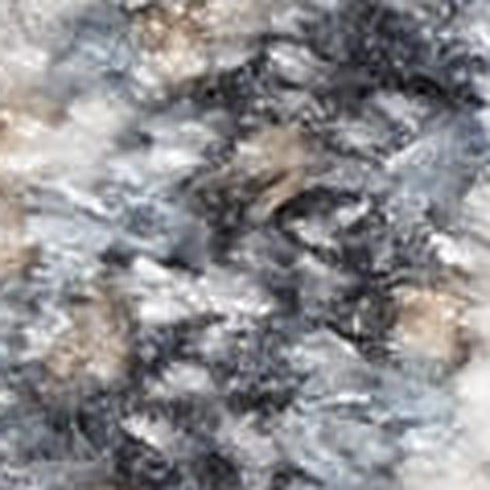 6' Ivory Gray And Charcoal Abstract Runner Rug