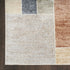 6' Blue Geometric Runner Rug