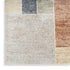 6' Blue Geometric Runner Rug