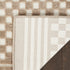 8' X 10' Brown Geometric Area Rug