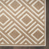 8' X 10' Brown Geometric Area Rug