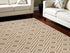 8' X 10' Brown Geometric Area Rug