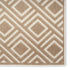 8' X 10' Brown Geometric Area Rug