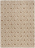 8' X 10' Brown Geometric Area Rug