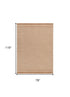8' X 10' Brown Geometric Area Rug