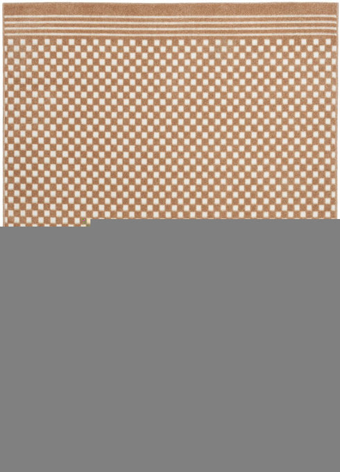 8' X 10' Brown Geometric Area Rug