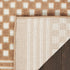 8' X 10' Brown Geometric Area Rug